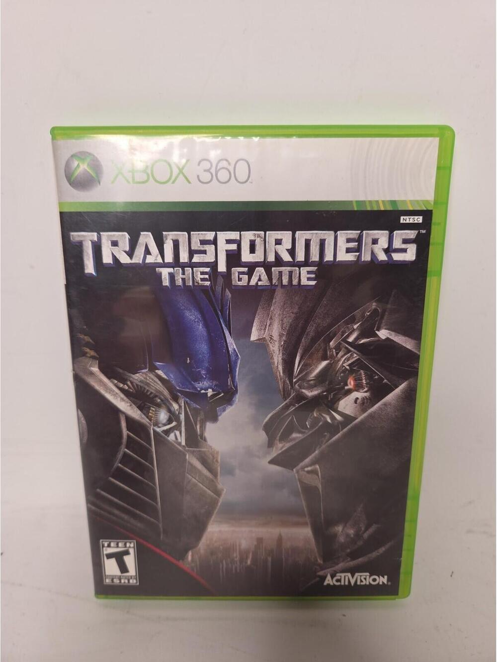 Transformers The Game Xbox 360 Complete With Manual (Case Doesnt Click In)